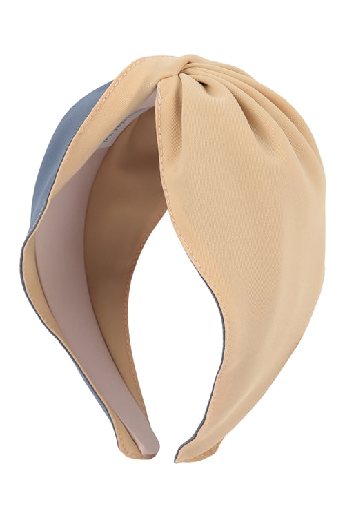 TWISTEDO FABRIC HEADBAND BLUE/CREAME